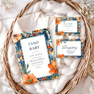 Mittelmeer Tiles Amalfi Capri Einladung