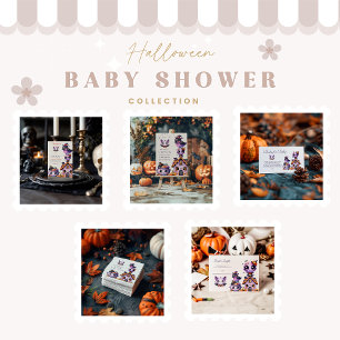 Pastel Halloween Little Boo Baby Dusche Einladung