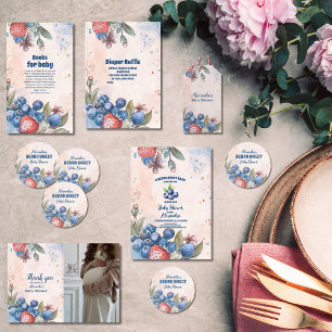 Berry Sweet Fruit Baby Dusche Einladung