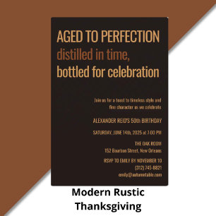 Im Alter zur Perfektion gereift   Whisky Geburtsta Dankeskarte