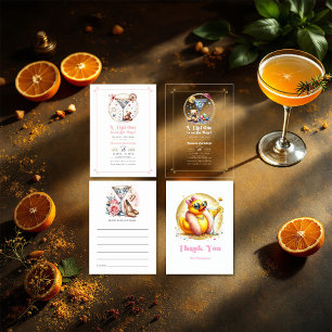 Glam Baby Duck Baby Duck Dankeskarte