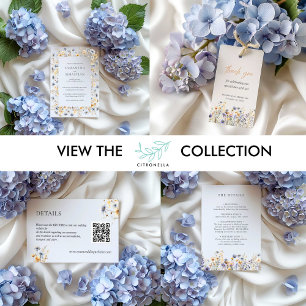 BOHO WILDBLUMEN WEDD RSVP MEHL AUSWAHL