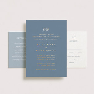Marseille Wedding RSVP Card