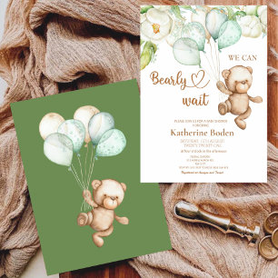 Teddy Bear Baby Bear Baby Shooting Card Begleitkarte