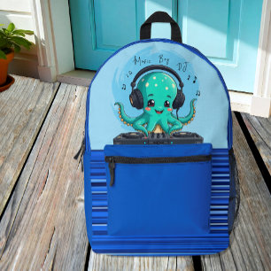 Music Boy, Happy Octopus DJ Party Notizbuch