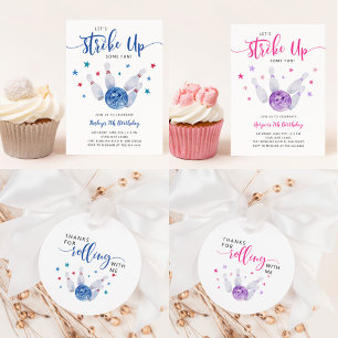 Bowling Boy Birthday Party   Spaß machen Einladung