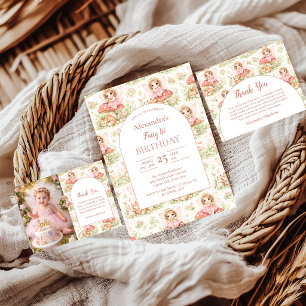 Verzauberter Garten Fee Geburtstag Dankeskarte