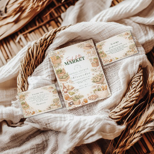 Farmstand Chic Frischmarkt Braut-Shower Dankeskarte