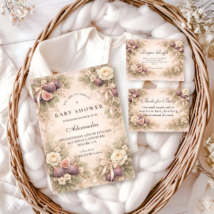 Soft Fig Garden-Baby Shower Serviette