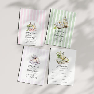 Girls Gone Mild Spa Wellness Junggesellinnenabschi Einladung