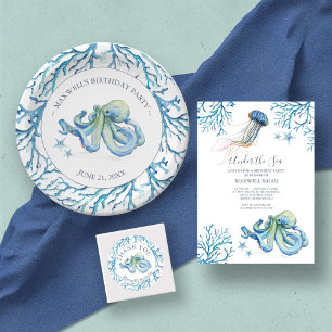 Einladung zur Geburtstagsfeier unter Wasser