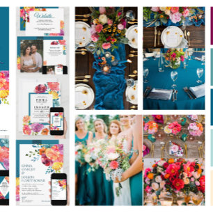 Helle Sommerhitze mit türkisfarbenem Blütenblatt H Einladung