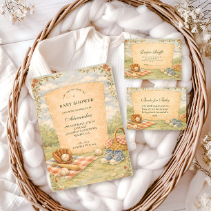 Vintage-Baseball-Baby-Shower Serviette