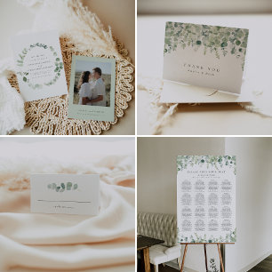 Greenery Wedding Enclosure Card Begleitkarte