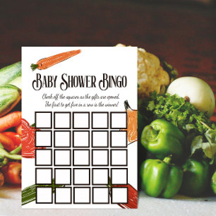 Retro Farmer's Market - Vor Ort gebaute Babydusche Einladung