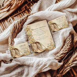 Rustikale Cowgirl-Daisy-Hochzeitsfeier Serviette