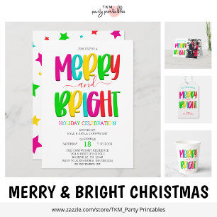 Frohe und helle Weihnachtskarte für das festliche  Postkarte