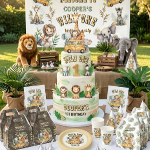 Wilde Jungs-Geburtstags-Safari-Tiere  T-Shirt