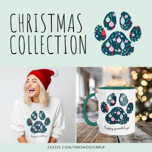 Frohe Pawlidays Weihnachts-Hundeliebhaber Pullover