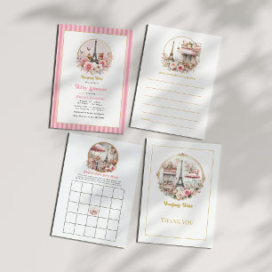 Hallo Baby Paris Baby-Party Einladung