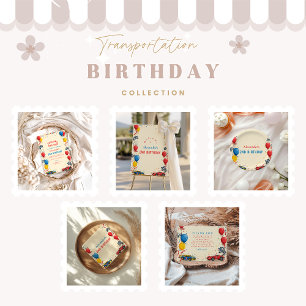 Zwei schnelle Rennwagen am 2. Geburtstag Einladung