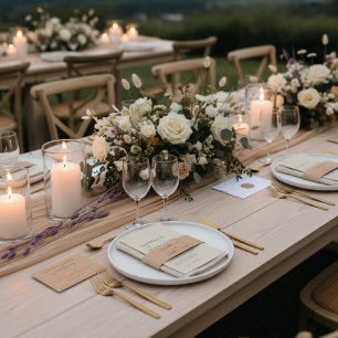 Hochzeit Burly Wood Alles in einer Einladung save 