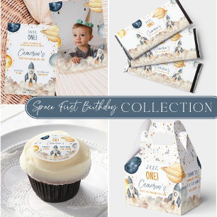 Weltraum Erster Ausflug um den Sun Boy zum Geburts Pappteller