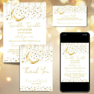 Twinkle winzige kleine Stern Babydusche Dankeskarte