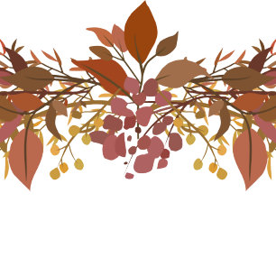 Herbstblätter mit Aquarellfarbe Einladung