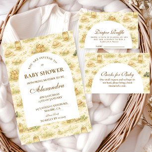 Süße Safari-Baby-Party im Dschungel Einladung