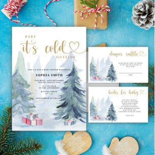 Baby es ist kalt draußen Babydusche Einladung