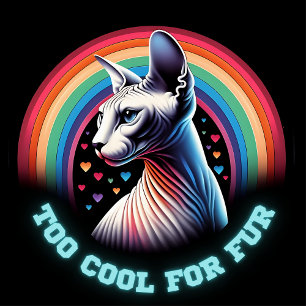 Sphynx Cat Wall Clock zu Cooles Funny Sprichwort Runde Wanduhr