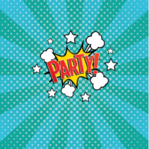 Comic PARTY buchen! Einladung