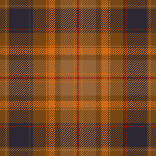 Elegant Brown   Orange   Blue Kariert Checked Geschenkpapier