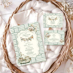 Green Little Fisherman Fishing Books for Baby Begleitkarte