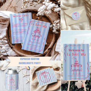 La Dolce Vita Bachelorette Acrylschild