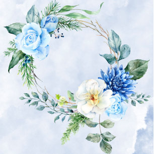 Dusty Navy Blue Bridesmaids Luncheon Einladungen