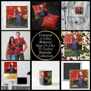 Libra Zodiac Sign Scales Geburtstagsparty Schlüsselanhänger