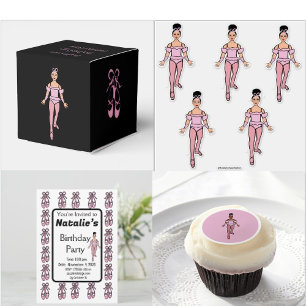 Ballerina 30 x 6 Fuß, glänzendes Wrapping Paper #3 Geschenkpapier