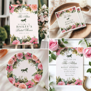 Hin zum Altar Derby Brautparty Geschenke Schild