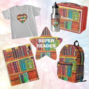 Library Books Super Reader Award Stickers