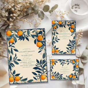 Mediterranes Italien Griechenland Lemon Vibrant We All In One Einladung