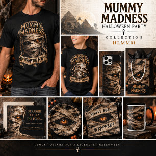 Mummy-Wahn   Halloween-Kostüm-Party Feiertagspostkarte