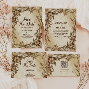 Foto Art Nouveau Dankeskarte