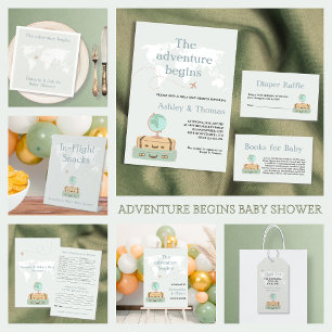 Bücher für Baby Adventure World Map Kinderdusche Begleitkarte