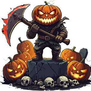 🖤 Black Pumpkin King Halloween 🎃 Einladung