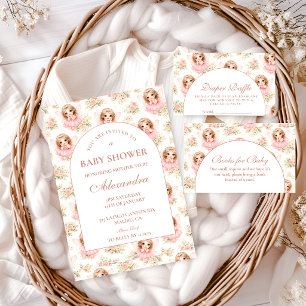 Magischer Feengarten-Baby-Shower Einladung