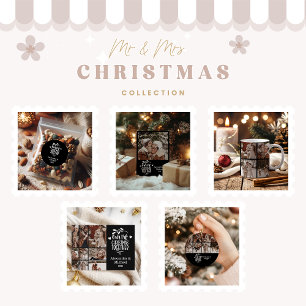 5 Foto Minimalistisch Erstes Weihnachtsfest zusamm Feiertagskarte