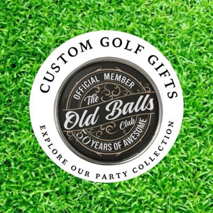 Auf geht's zum Hole-in-One 50. Geburtstagsbash Einladung