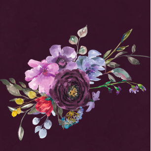 Plum Violet Peony Rustic Polterabend lädt ein